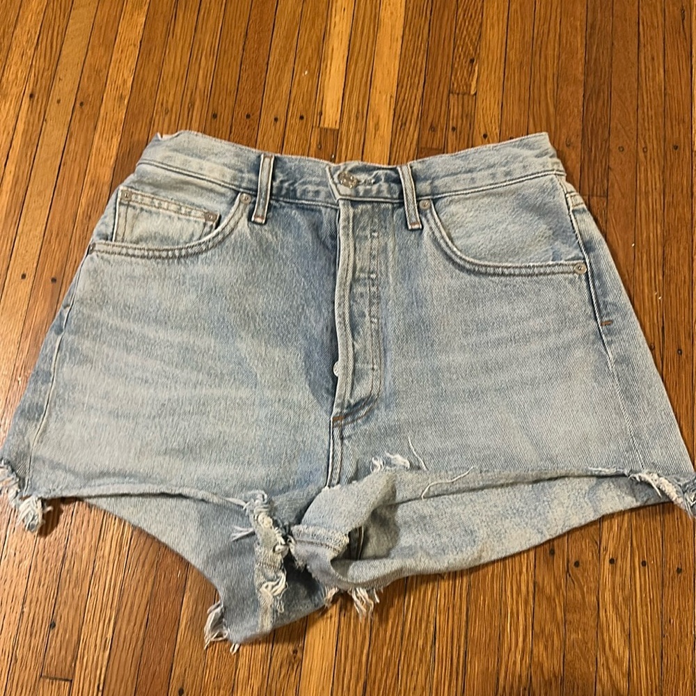 Agolde denim shorts size 27